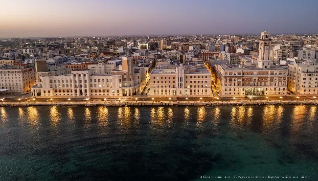 Vista aerea della Città di Bari