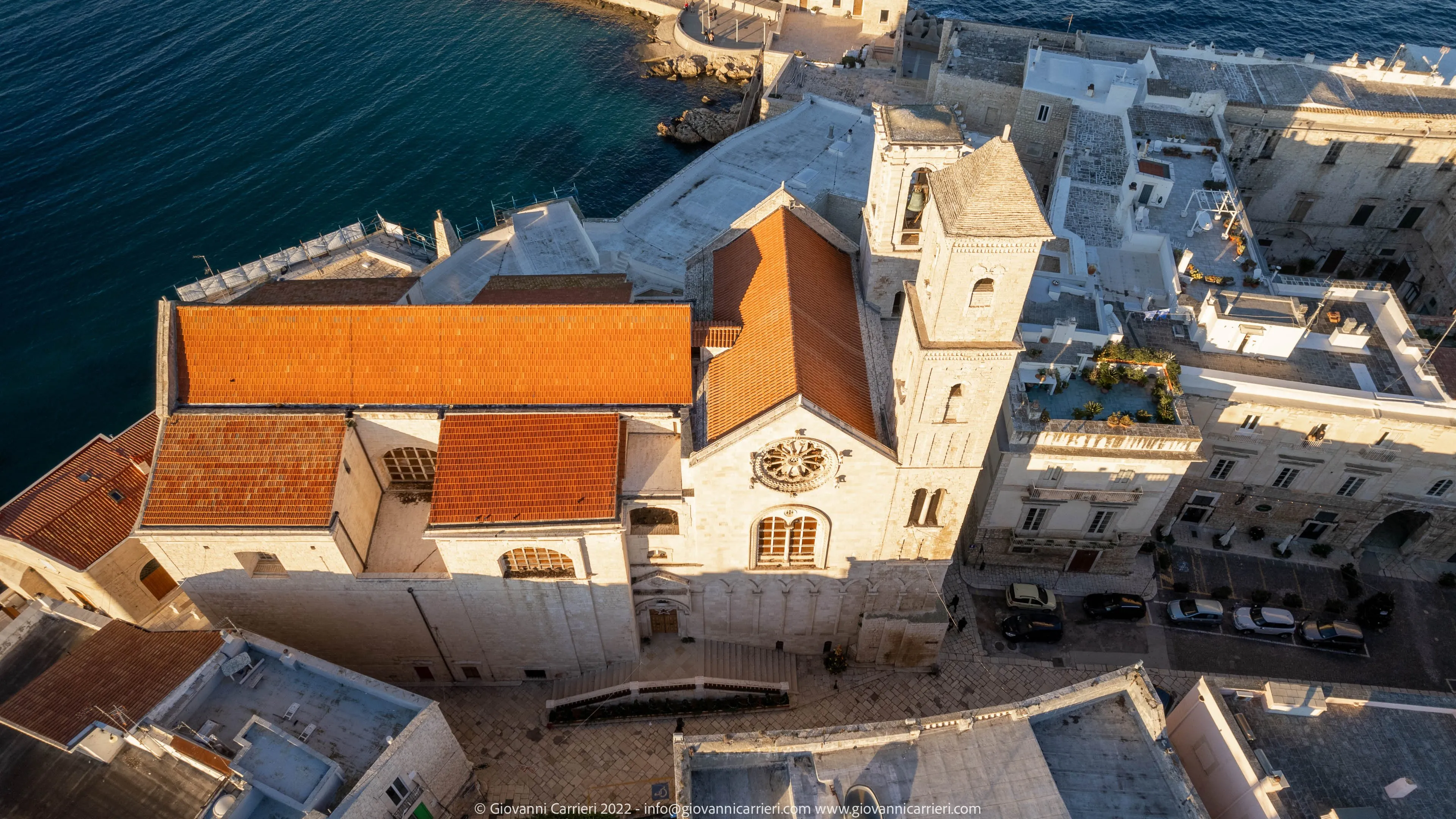 The Cathedral of Giovinazzo and the sea