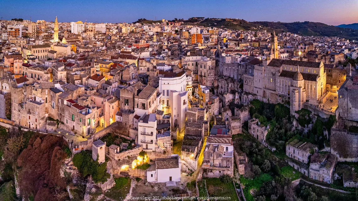 Il centro storico di Gravina in Puglia