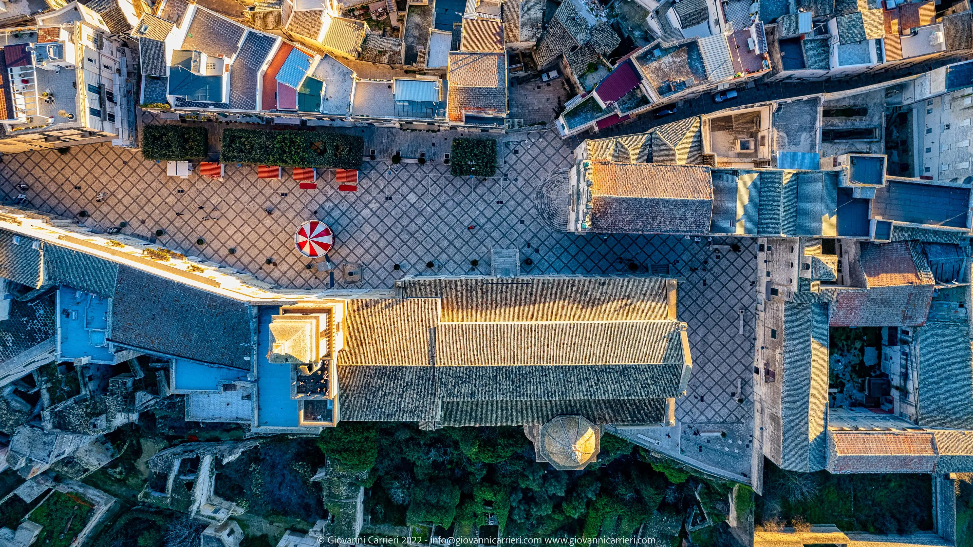 Benedict XIII square seen from above