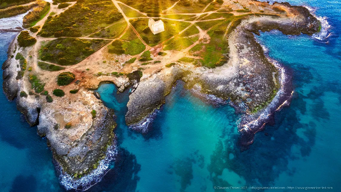 A stretch of the Costa Merlata