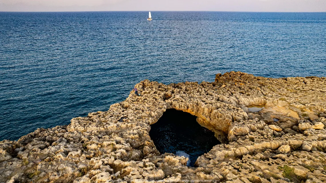 Sella Cave, aerial view