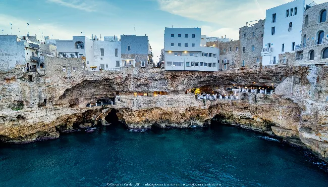 Palazzese Cave, aerial view