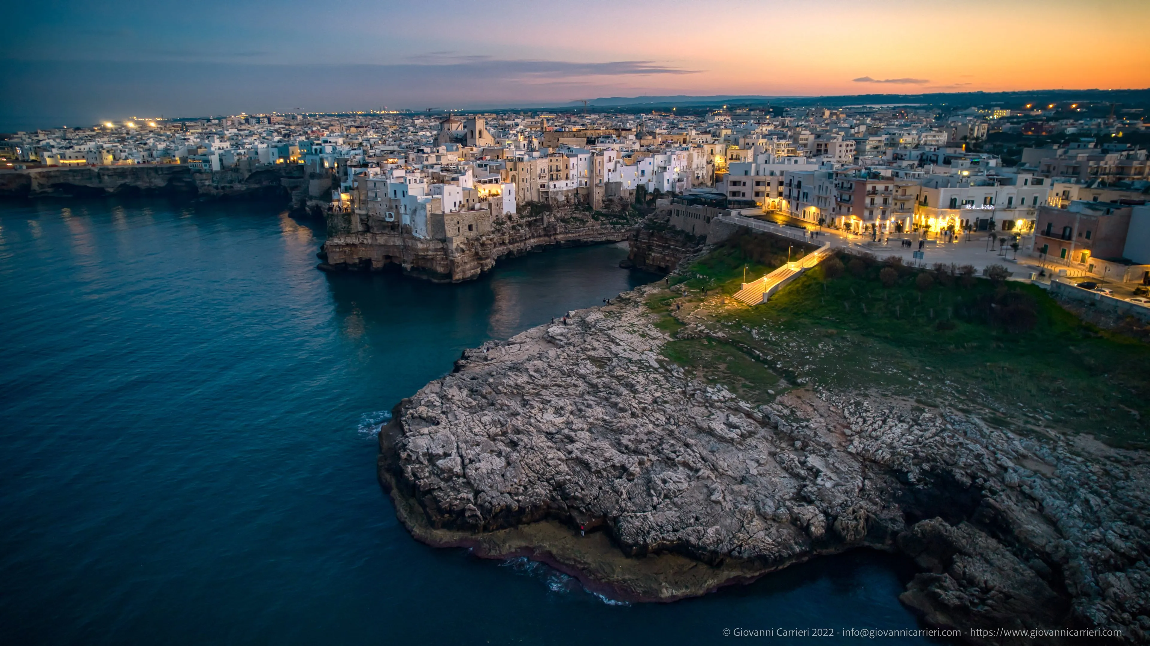 La scogliera del Lungomare Modugno