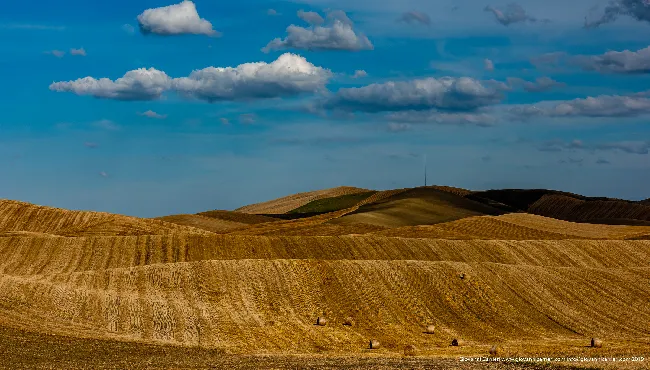 Il paesaggio visto dal Castello di Monteserico