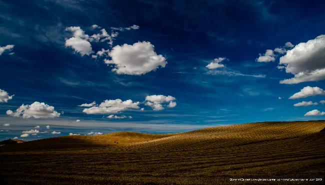 The panorama of the Murge Plateau