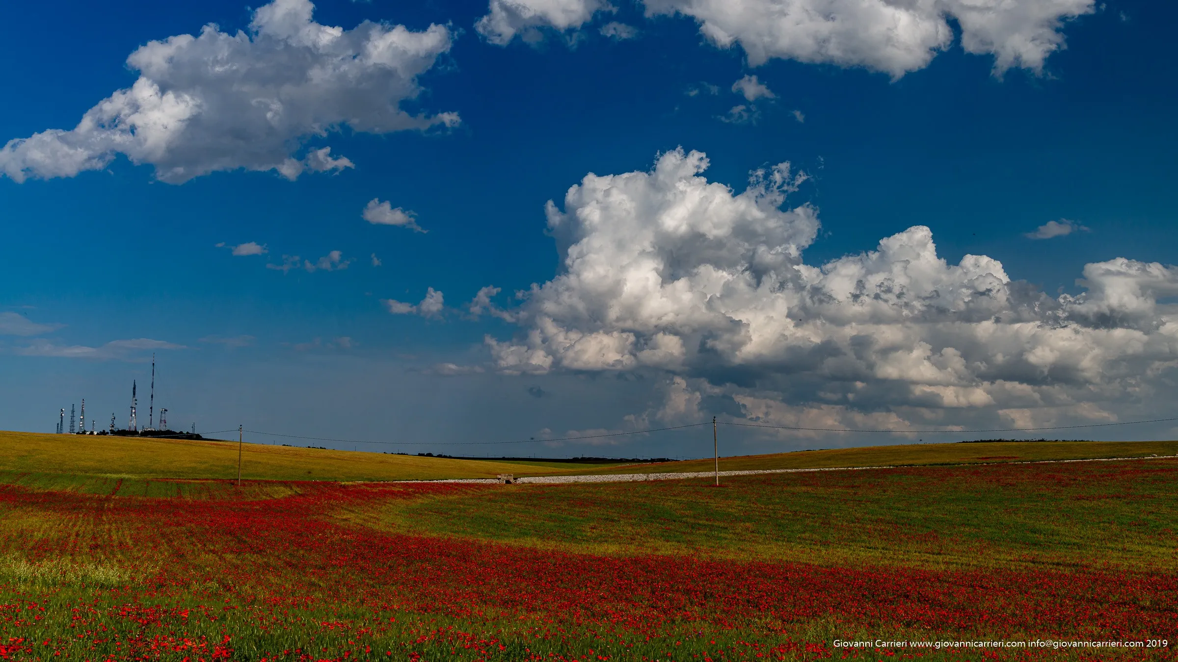 Il Monte Caccia in Primavera, Poggiorsini