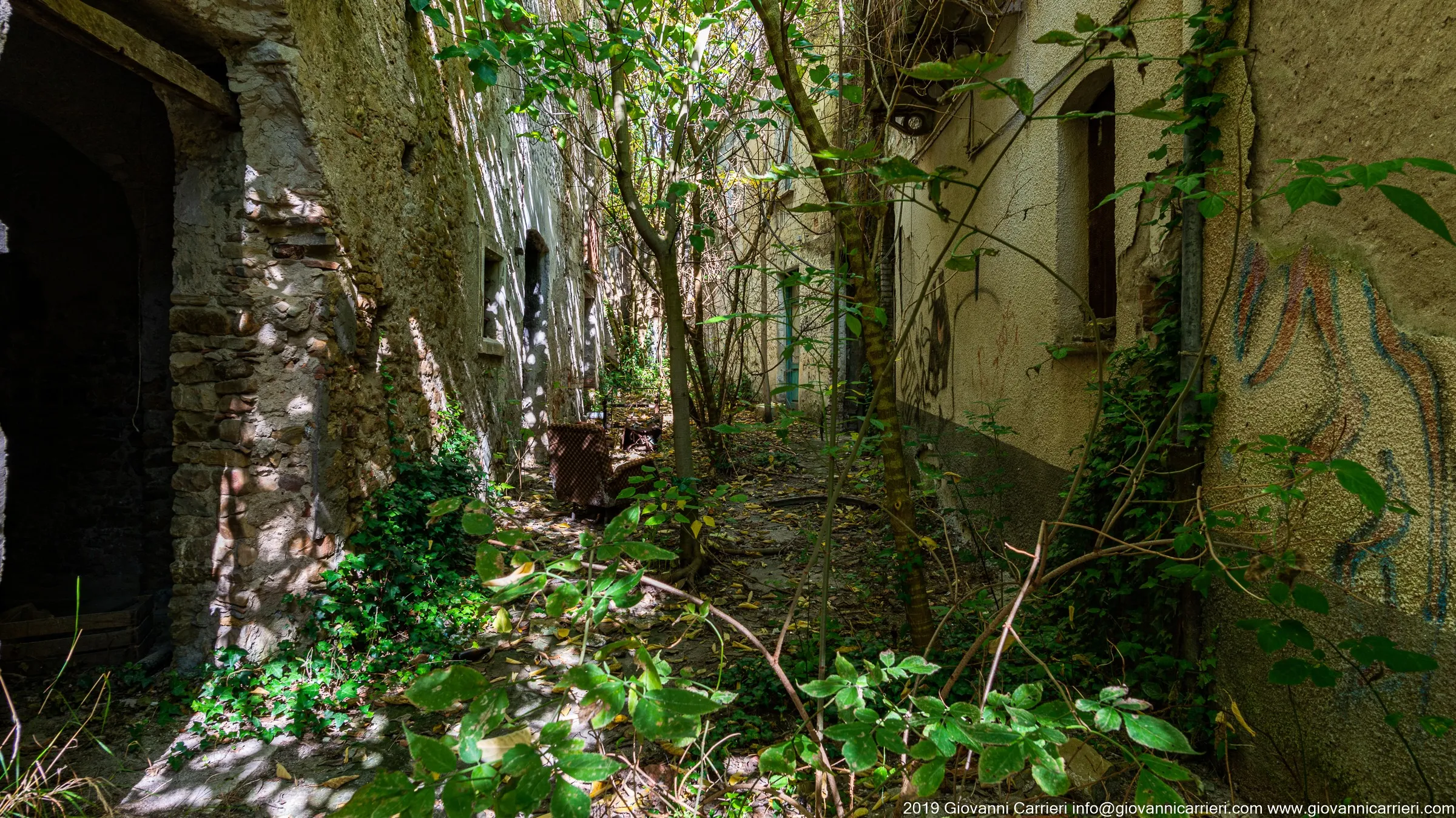 The streets of ghost town