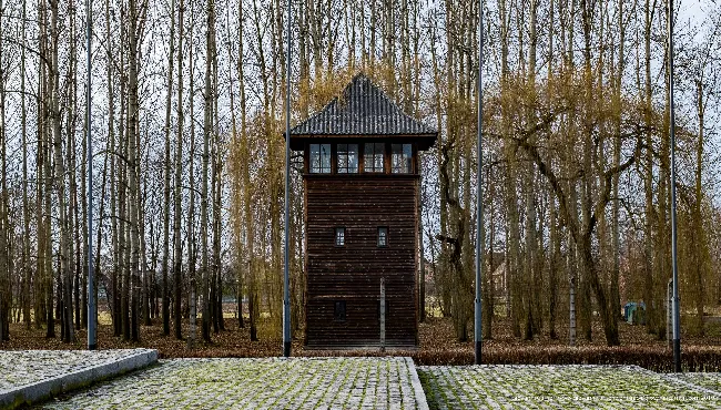 Strade nel campo di concentramento