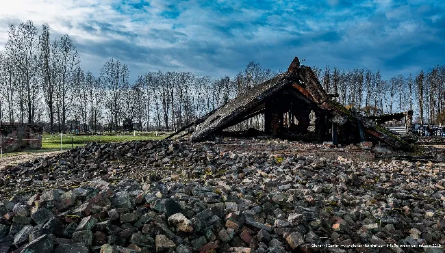 Ruins of a gas chamber