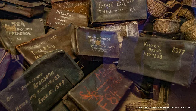 Suitcases stolen - Auschwitz