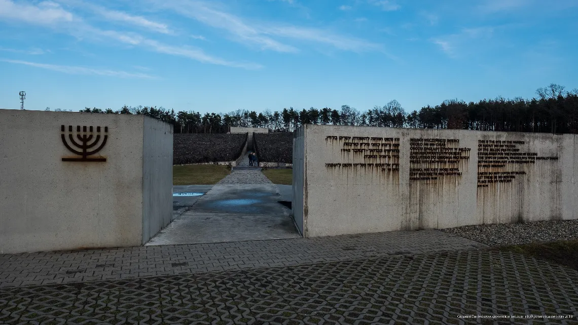 Belzec extermination camp memorial entrance