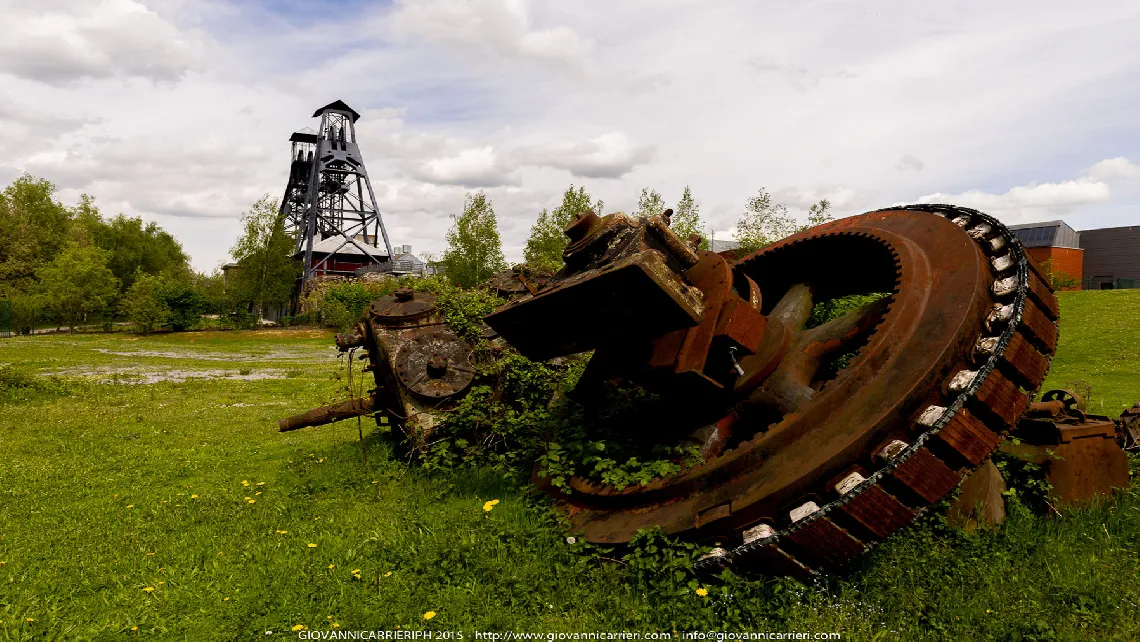 Equipment of mine Marcinelle