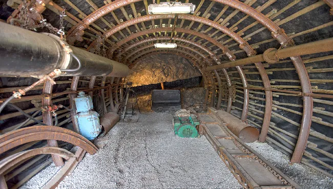 Examples of the interior of the mine at the time of the disaster - Marcinelle