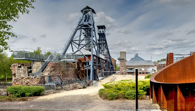 The lift towers wells - Marcinelle
