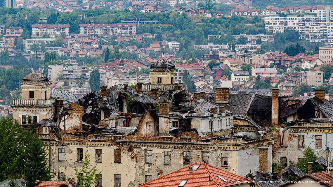 Guardando i tetti di Sarajevo