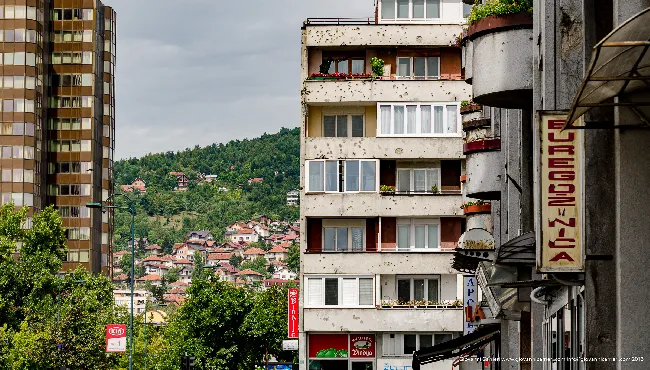 Bullets to hit civilians in Sarajevo