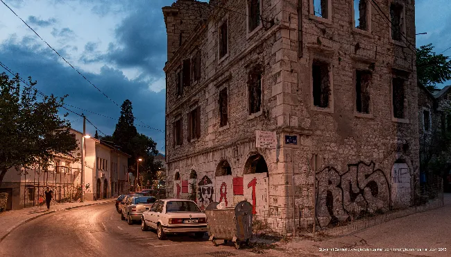 Un edificio distrutto