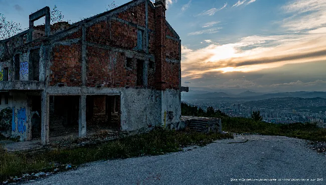 House struck in Sarajevo