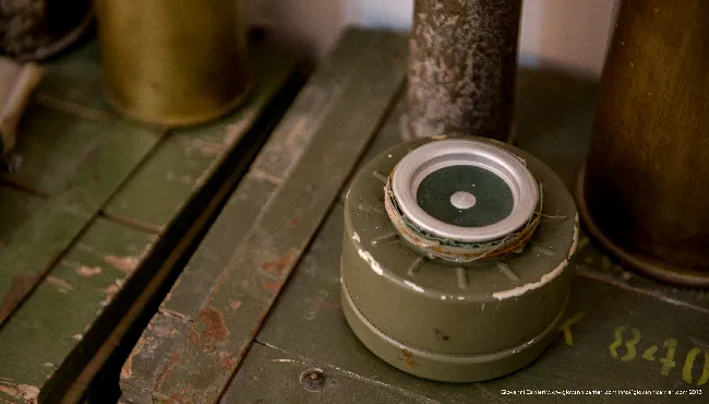 Landmine in Sarajevo