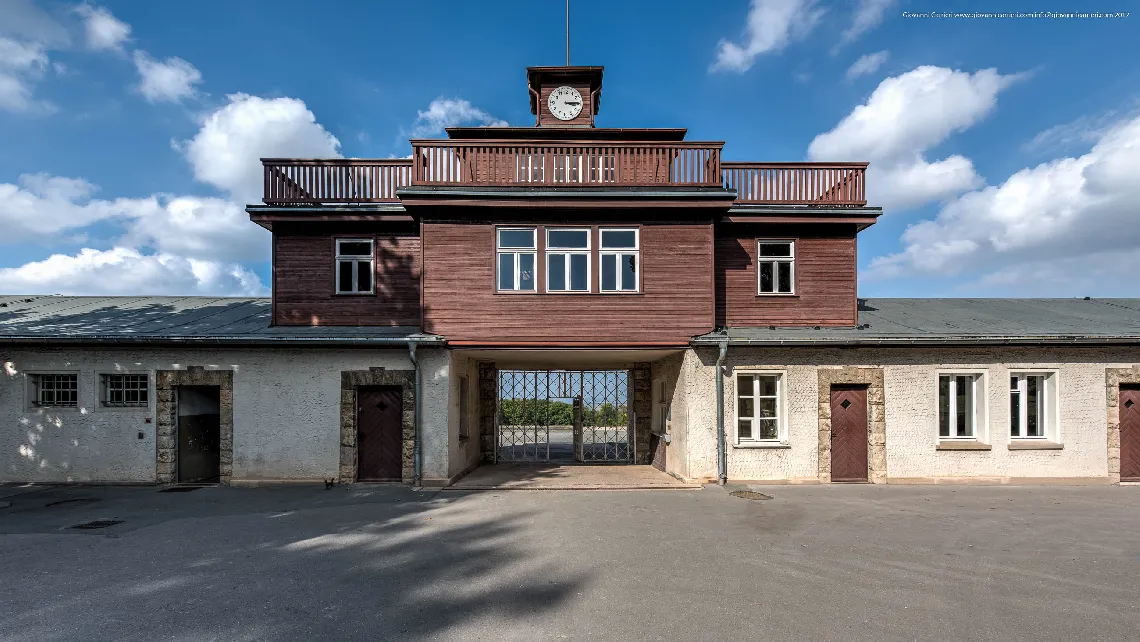 Ingresso principale del campo di concentramento di Buchenwald