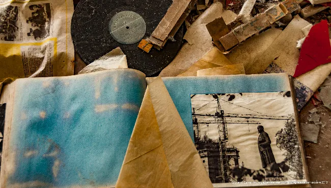 Un quaderno in una scuola