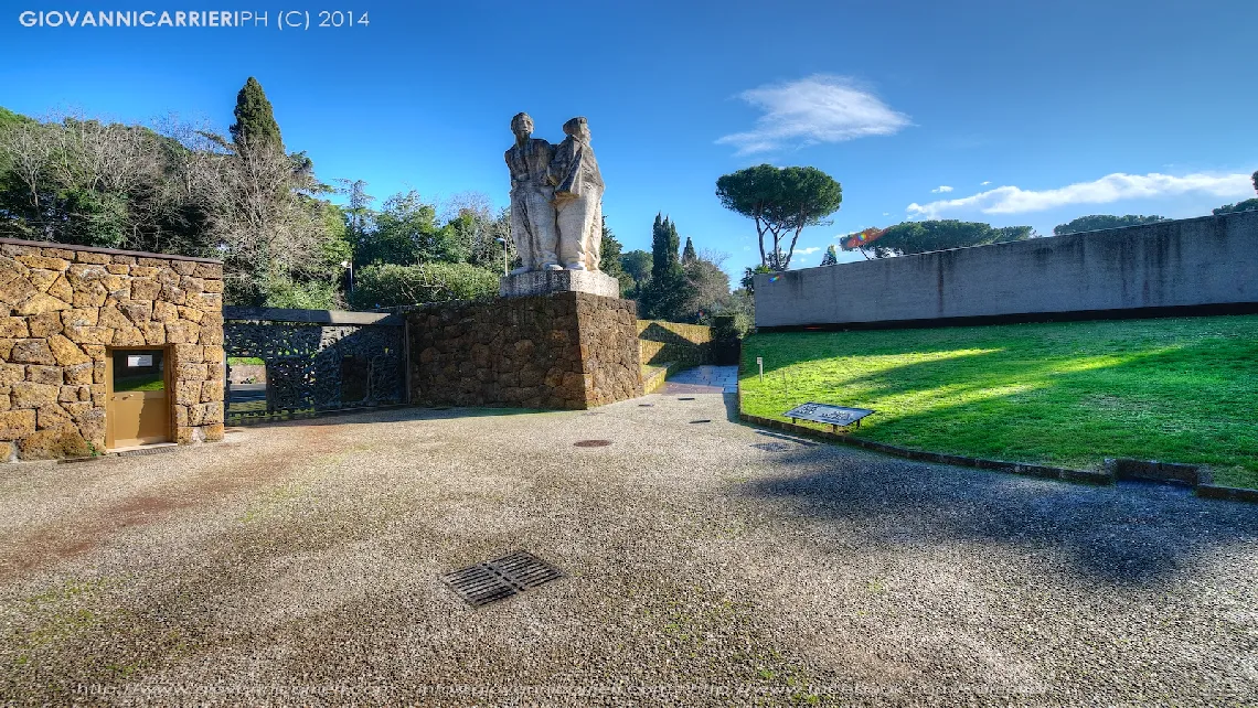 entrance in the memorial of Ardeatine