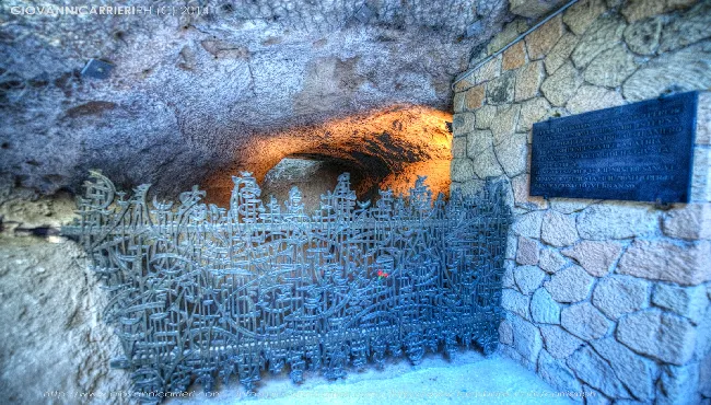 inside Fosse Ardeatine - Rome