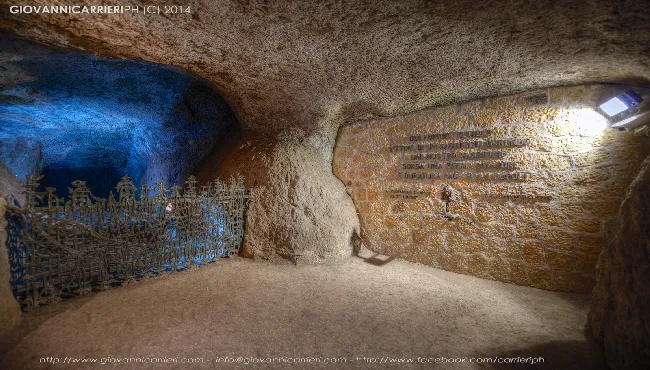 the cave of the massacre Fosse Ardeatine
