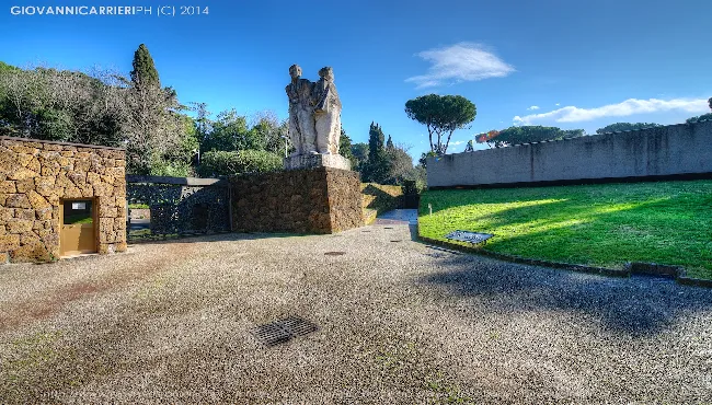 entrance in the memorial of Ardeatine