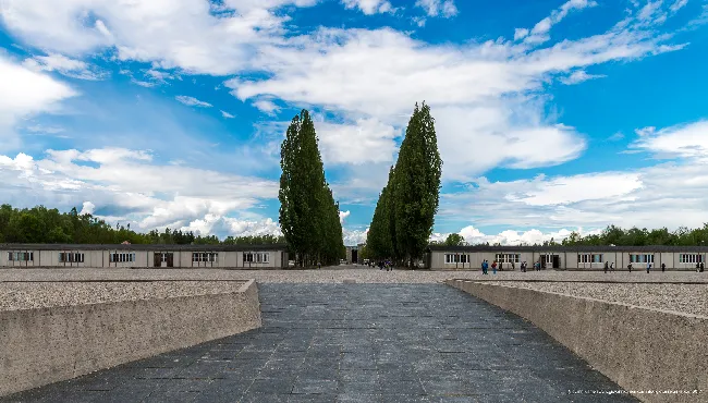 The appellplatz of Dachau