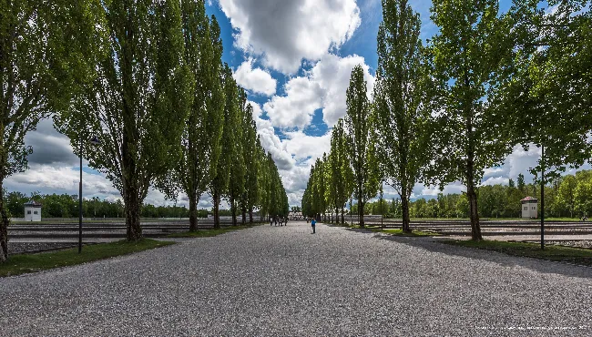 KZ Dachau main street