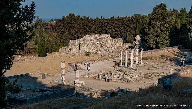 Panoramic view on Asclepeion ruins - Kos