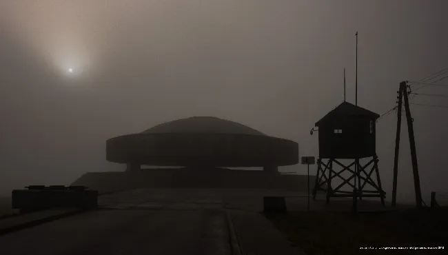 The Mausoleum erected in 1969 contains ashes and remains of cremated victims in Majdanek
