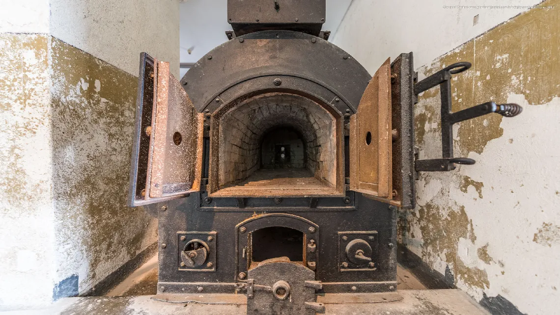 Il forno del crematorio. Mittelbau-Dora