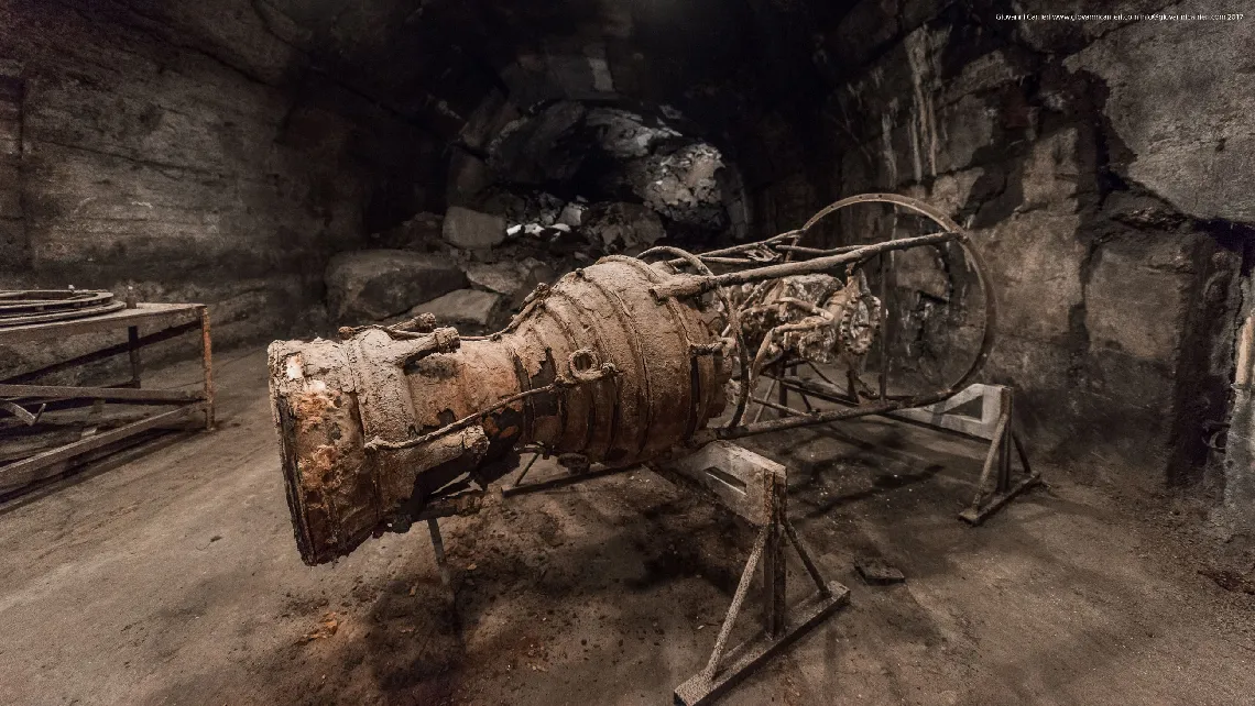 Il razzo di un missile V2, Mittelbau-Dora