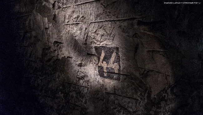 Nazi insignia in the bunker, Mittelbau-Dora