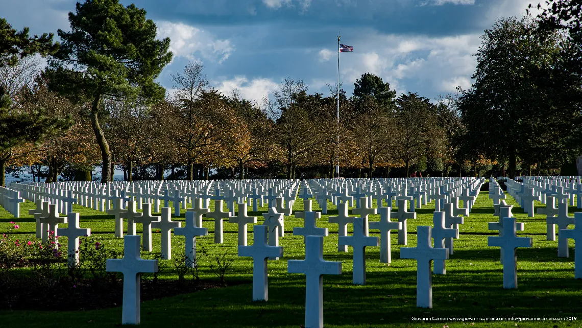 Conosciuto solo da Dio. Cimitero di Omaha beach