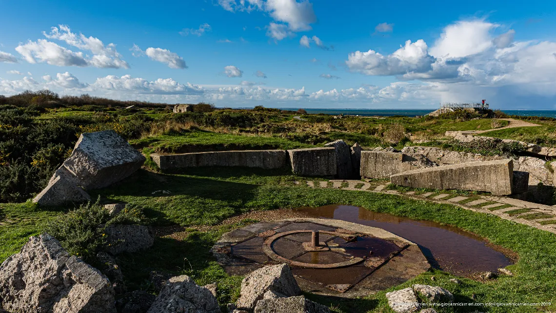 Battle of Pointe du Hoc - Operation Overlord - plots artillery