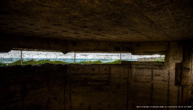Bunker at point du hoc - Invasion of Normandy