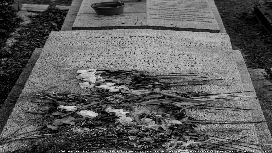 Amedeo Modigliani's grave, alco called Modí
