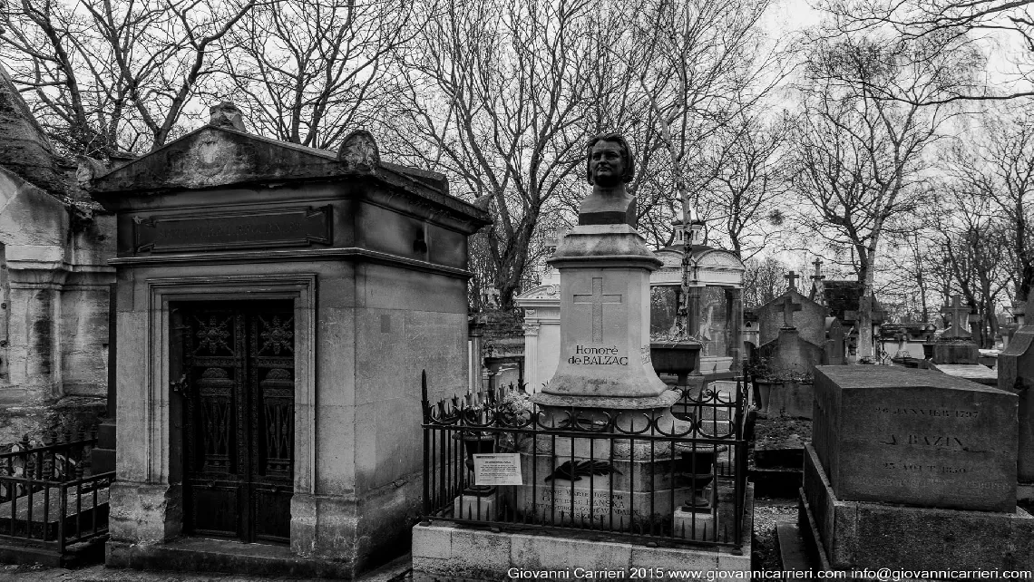 La tomba di Honorè de Balzac