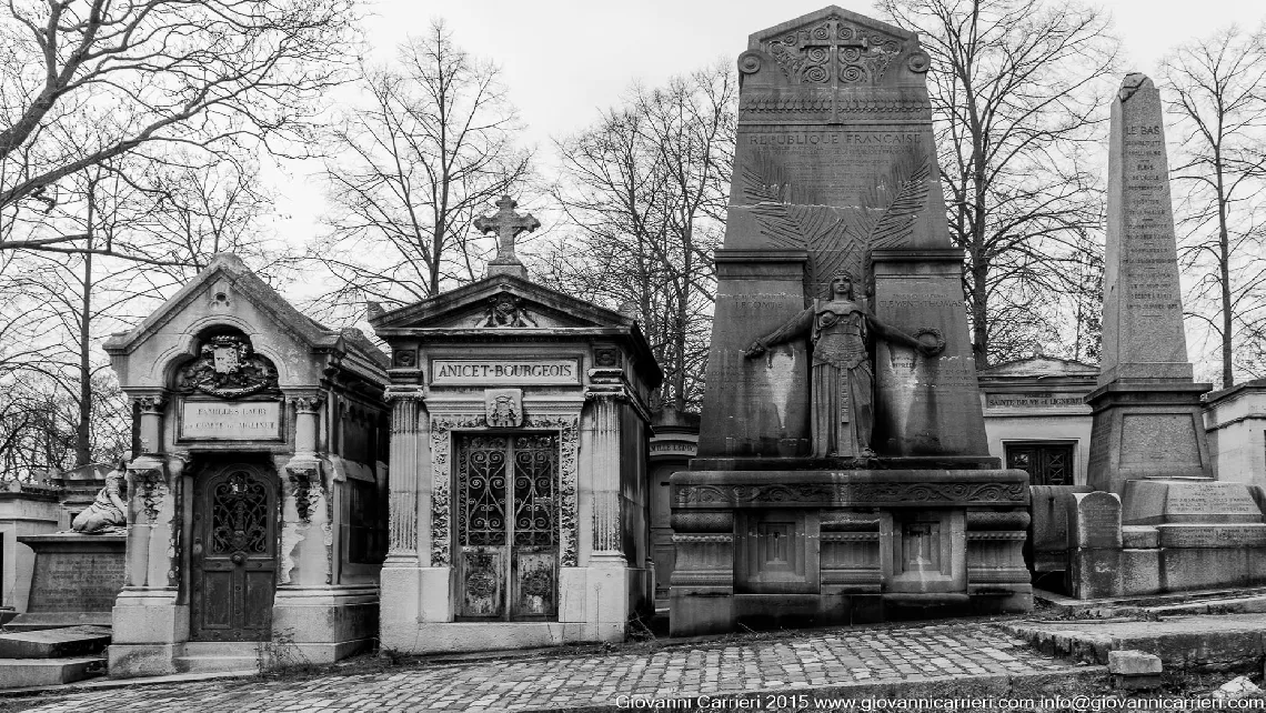 Alcune cripte del Père-Lachaise