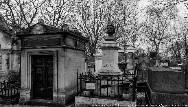 Honorè de Balzac' grave