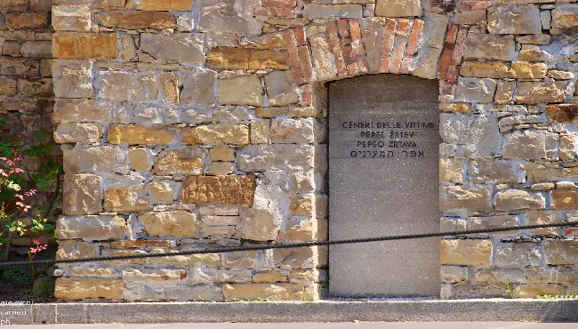 Ashes of the victims in the Risiera