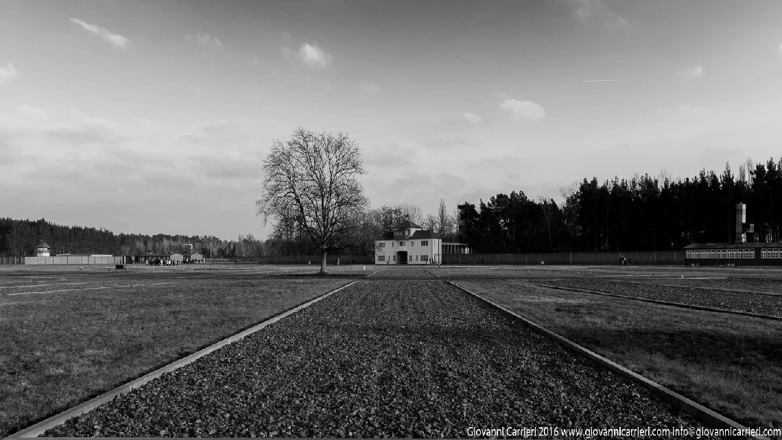 La Appelplatz di Sachsenhausen