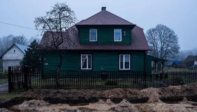 Authentic house of the SS operating in the Sobibór extermination camp