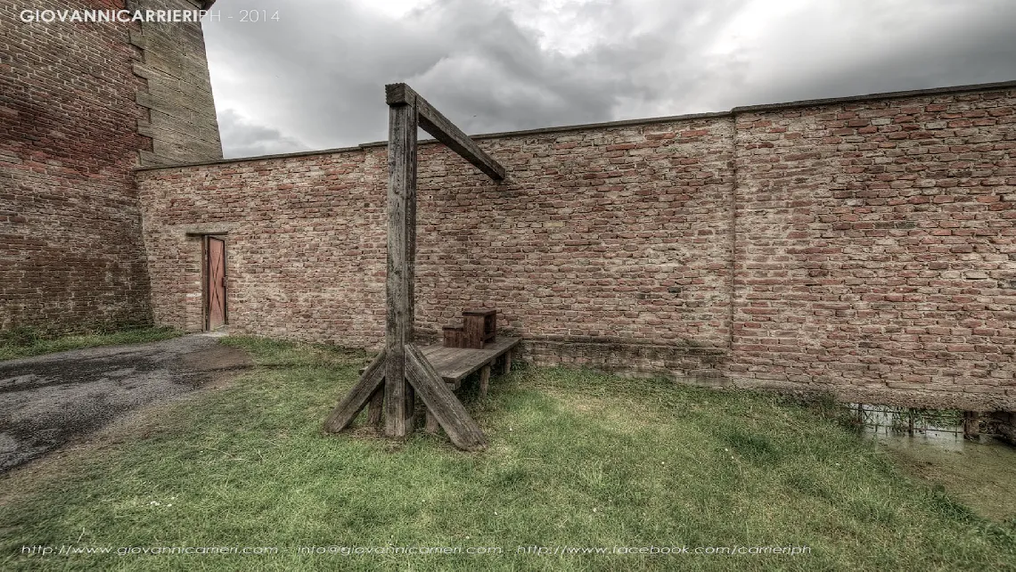 The gates of death through which the conducted were sentenced to death - Theresienstadt