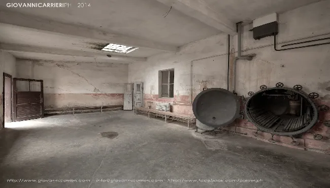 Technique room to perform disinfestation - Theresienstadt