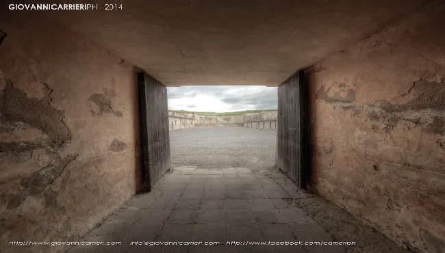 The entrance to the fourth courtyard - Theresienstadt